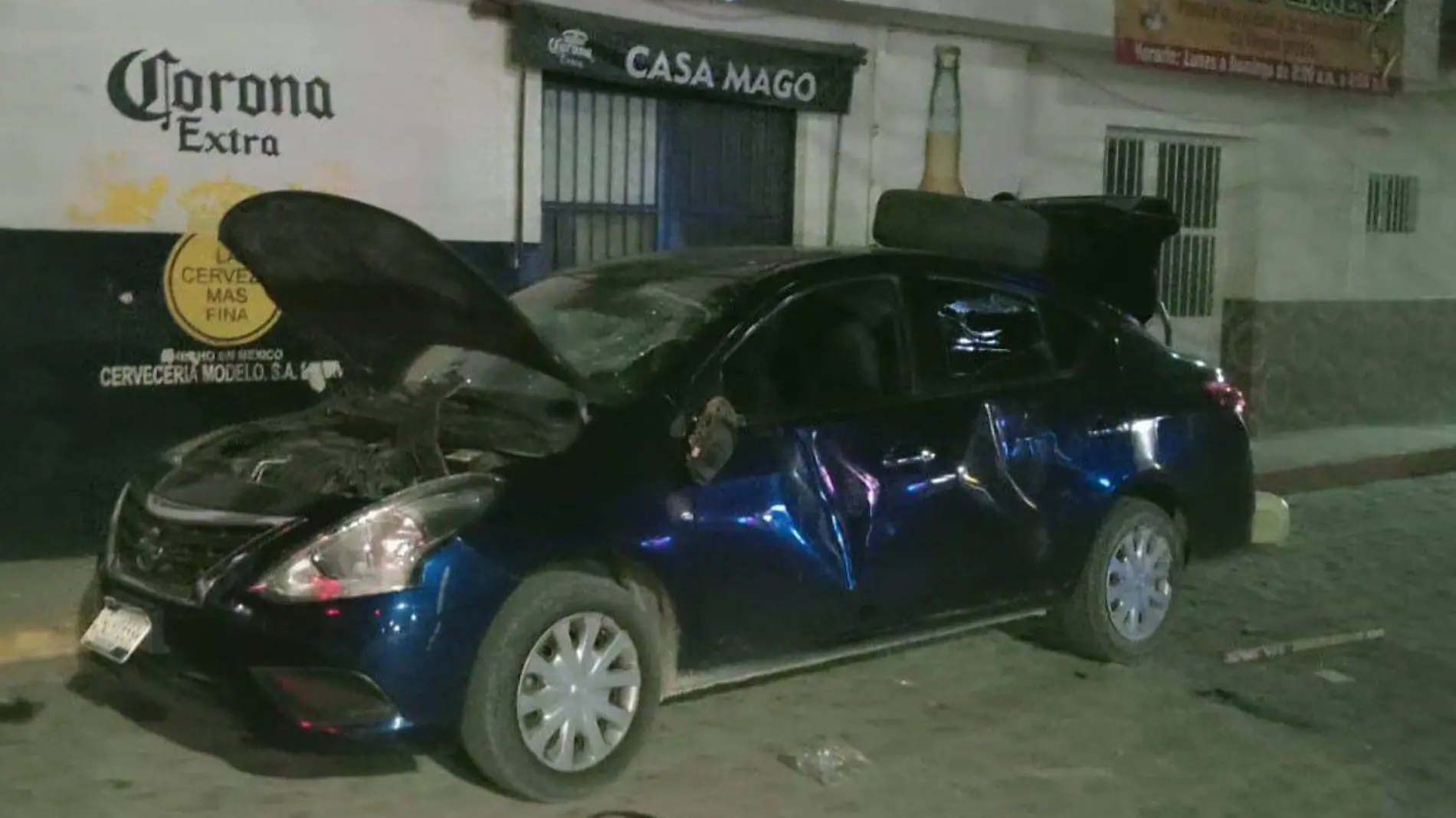 Destrozo auto